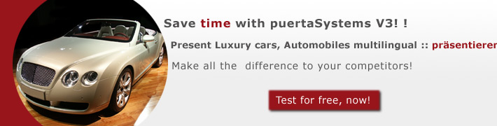 International Trader and Business Software : Real Estates software :: Yachts agency software :: for jewels and cosmetics : puertaSystems V3